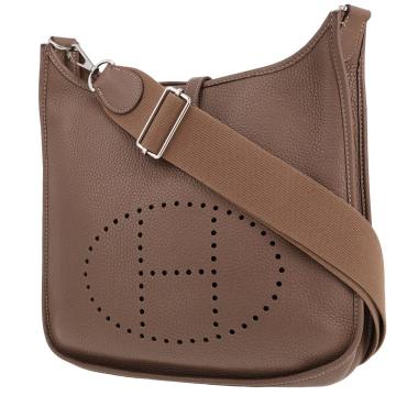 Hermès  Evelyne III shoulder bag  in etoupe togo leather