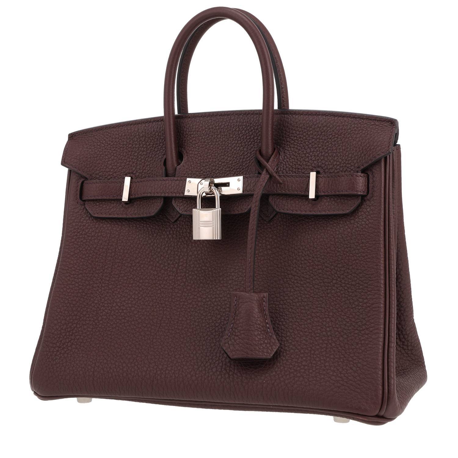 Hermès Birkin 25 Rouge Sellier Cuir Togo Occasion Hermès Birkin 25 Rouge Sellier Cuir Togo Occasion