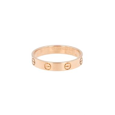 Bague Cartier Love petit modèle en or rose