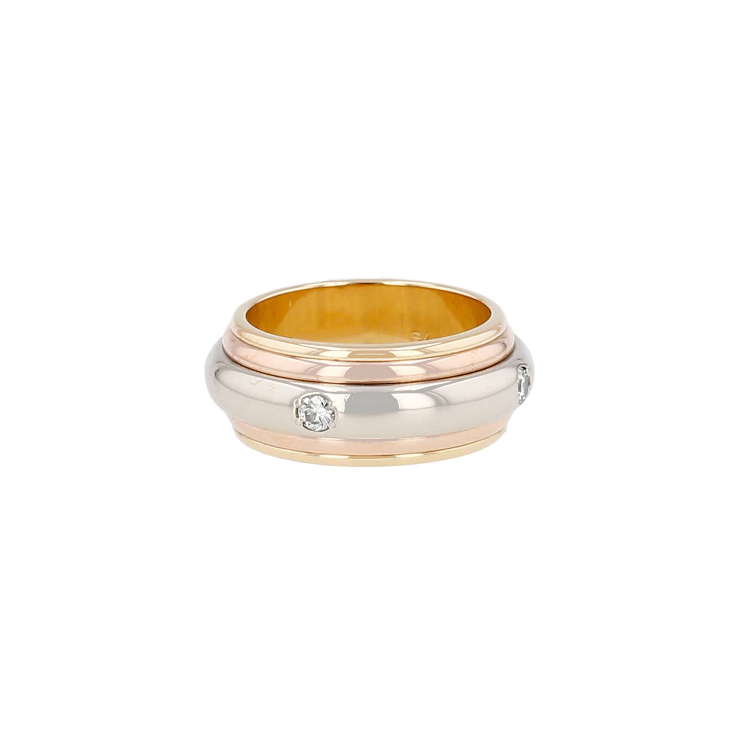 Bague Cartier Saturne 3 ors diamants occasion Bague Cartier Saturne 3 ors diamants occasion