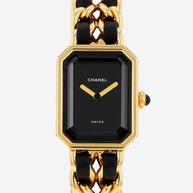 Chanel Première  size L  in gold plated Circa 1990