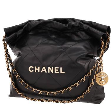 Borsa Chanel  22 modello piccolo  in pelle nera