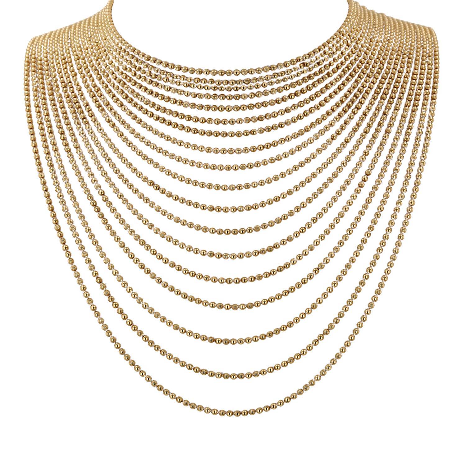 Collier ras de cou Cartier Draperie en or jaune