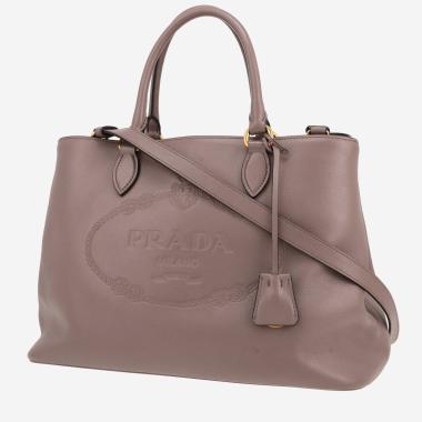 Sac à main Prada   en cuir Argile