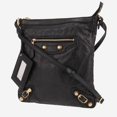 Bolso bandolera Balenciaga  City en cuero usado negro