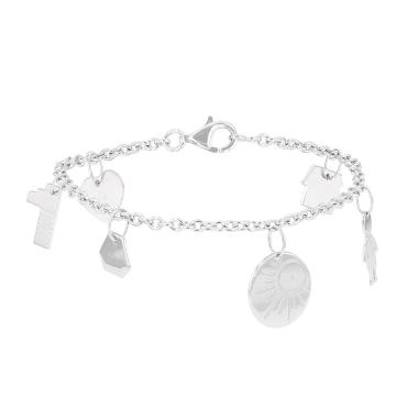 Poiray bracelet in white gold