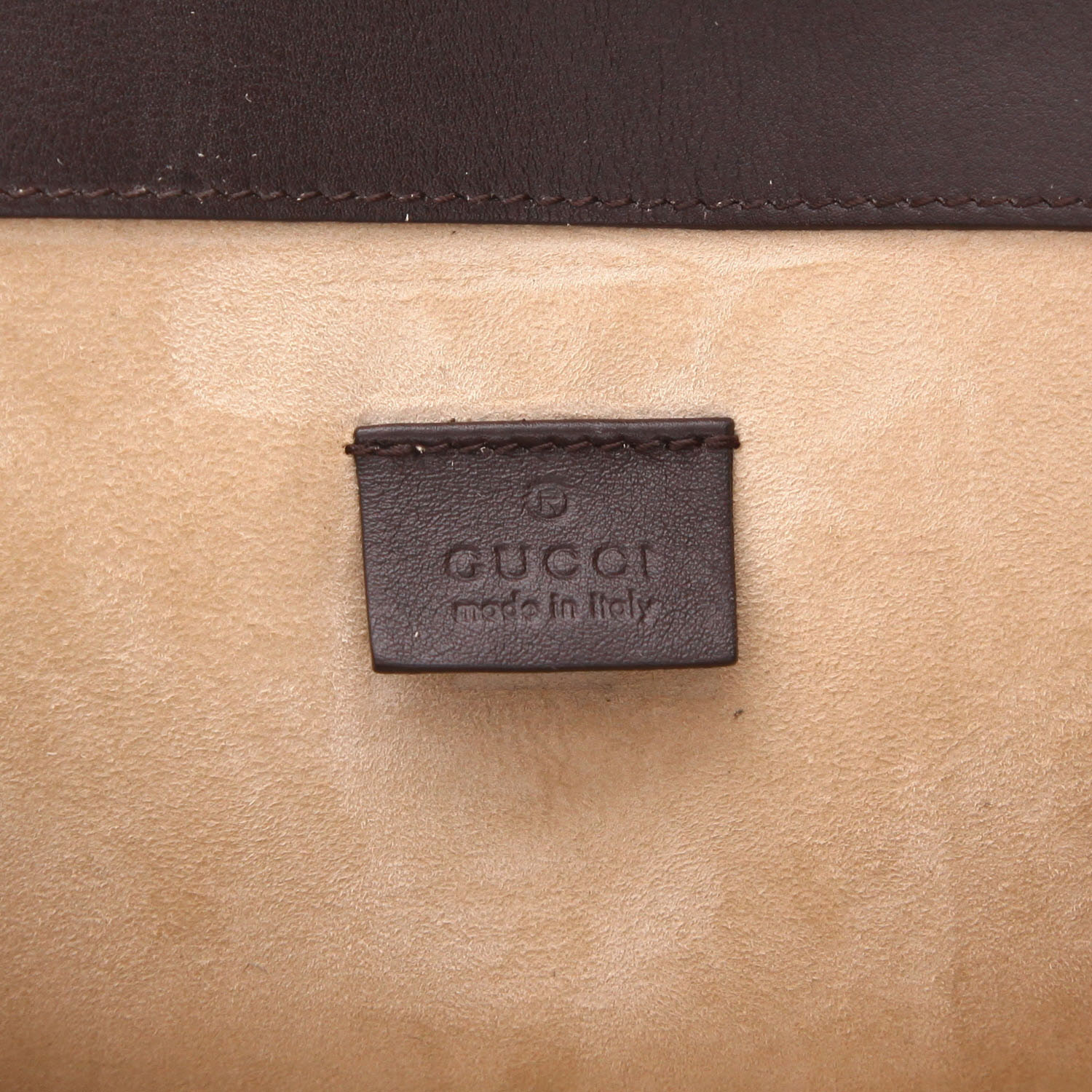 Sac porté épaule ou main Gucci  Dionysus grand modèle  en python beige et toile bicolore - Detail D2