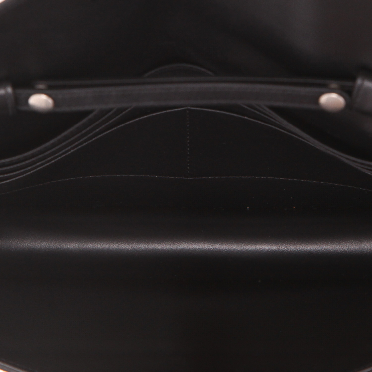 Sac bandoulière Celine  Margo en cuir noir et sequin noir - Detail D3