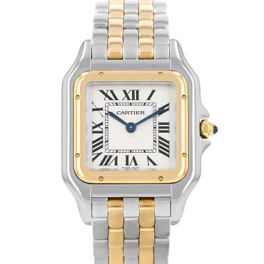 Reloj Cartier Panthère modelo mediano  de oro y acero Ref: Cartier - 4017  Circa 2022