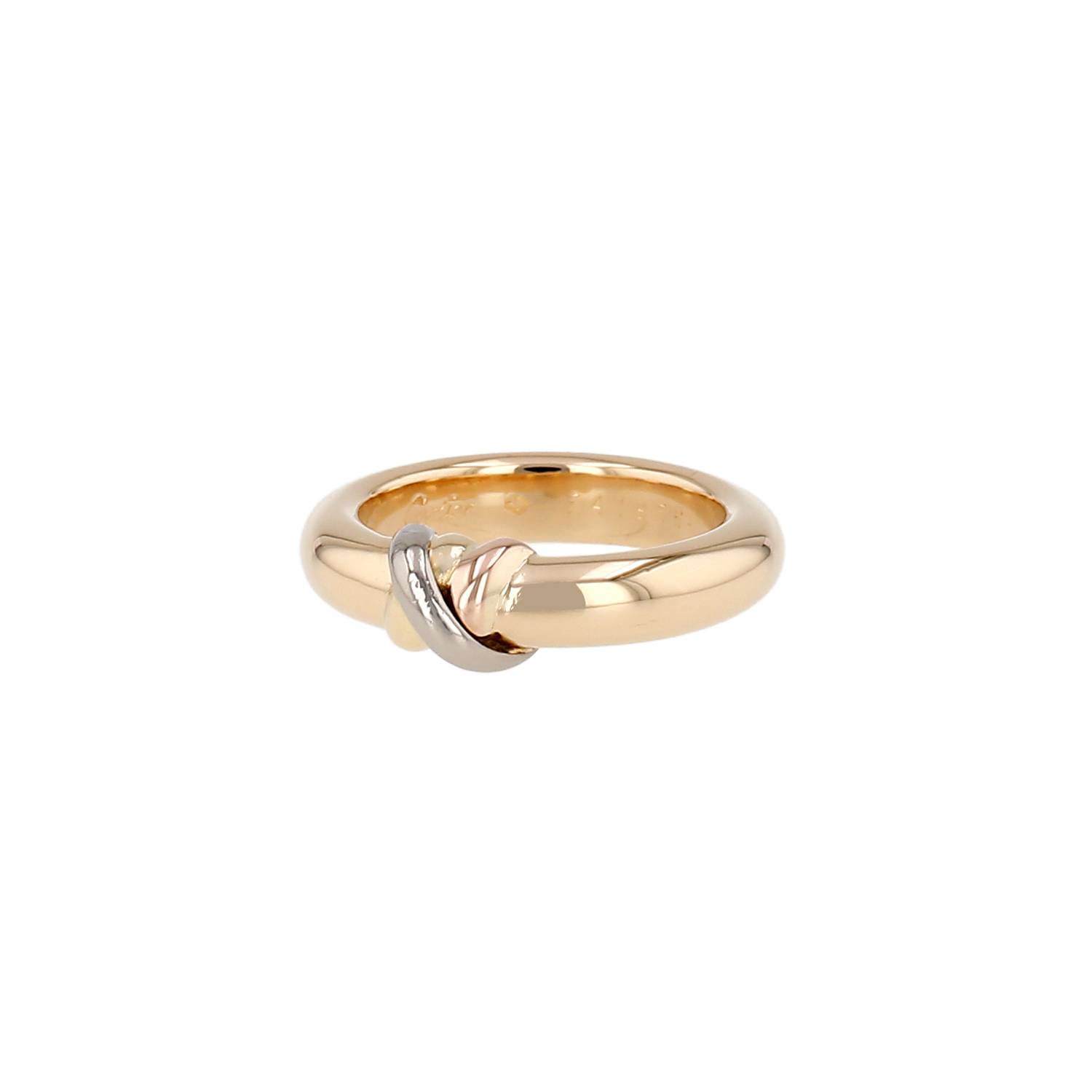 Bague Cartier Trois Ors années 90 en or massif occasion