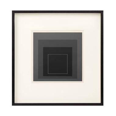 WLS VIII, from White Line Squares (Series I) - 1966
