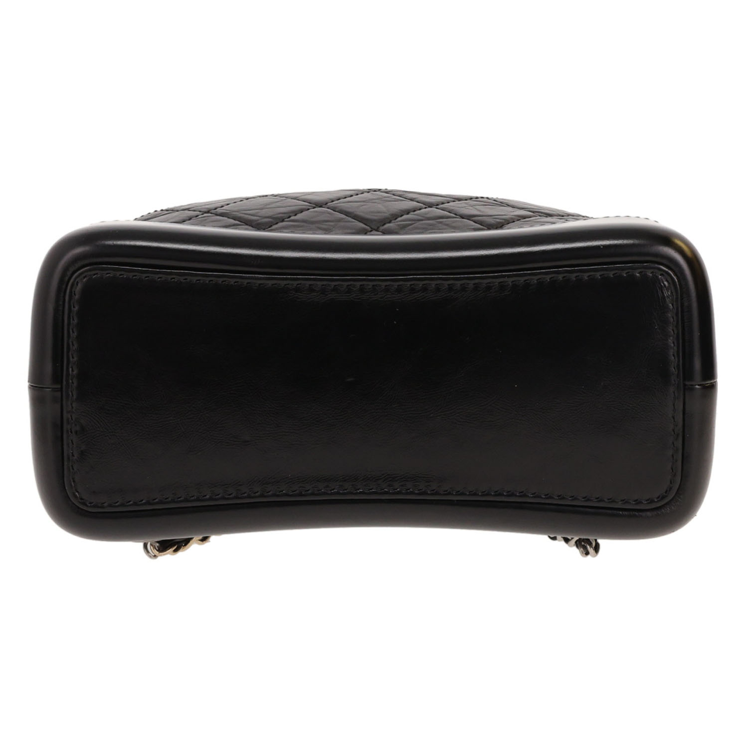 Zaino Chanel  Gabrielle  in pelle trapuntata nera - Detail D1