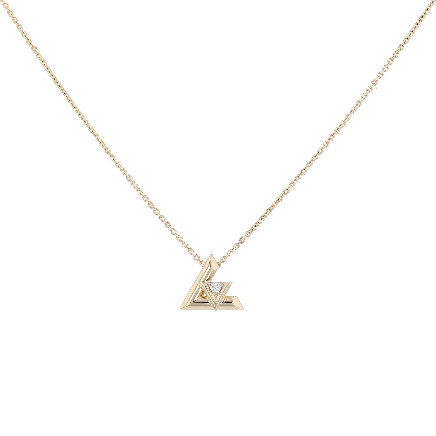 Collier Louis Vuitton LV Volt One en or rose et diamant