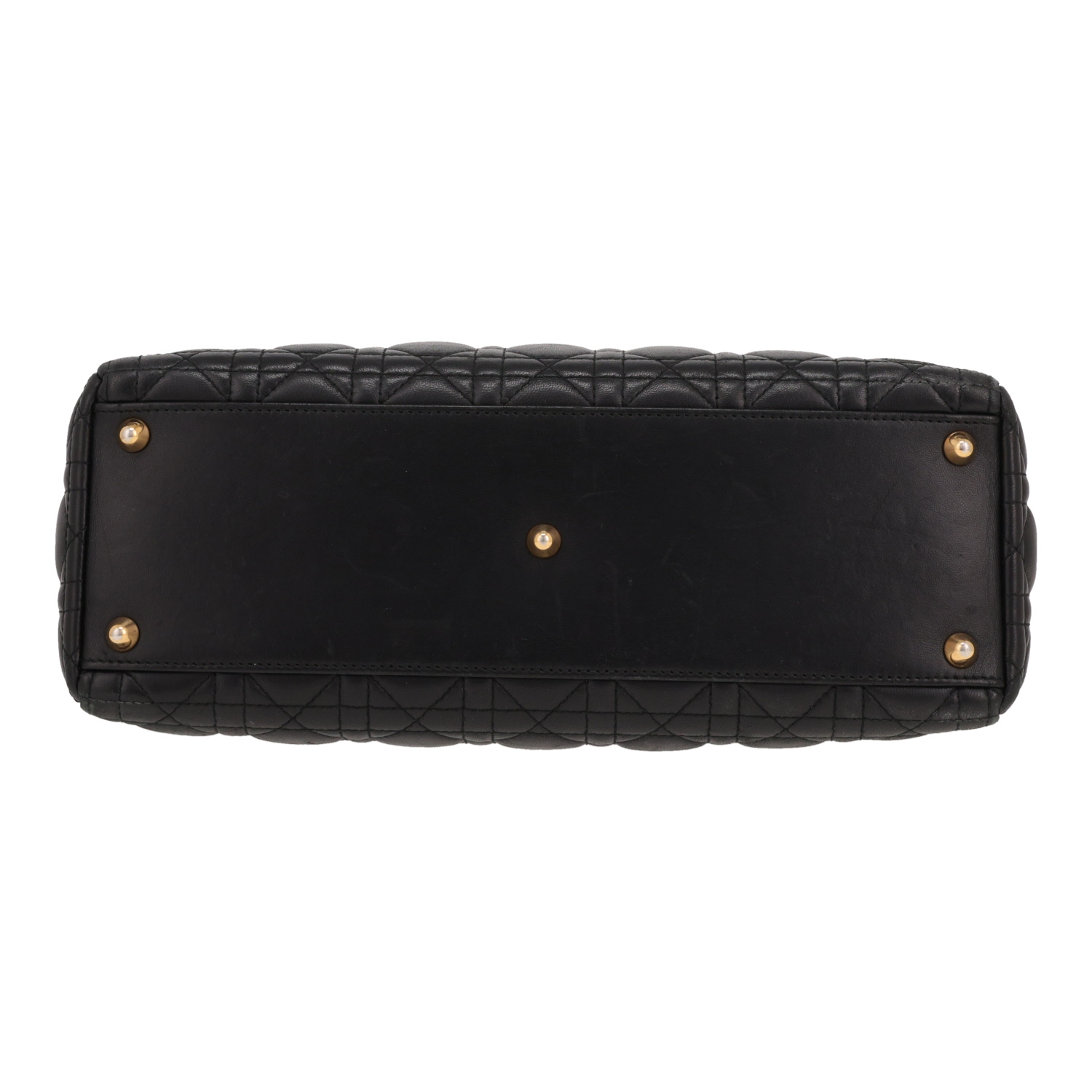 Borsa Dior  Lady Dior in pelle cannage nera - Detail D1