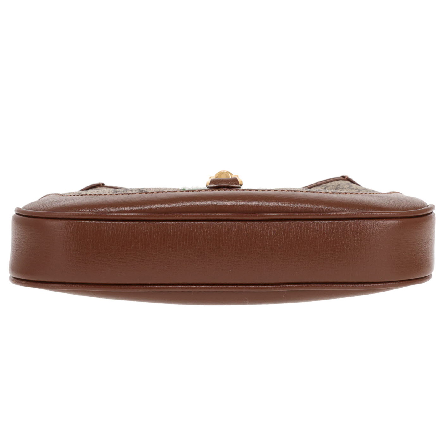 Borsa a tracolla Gucci  Jackie mini  in tela Supreme GG beige e pelle marrone - Detail D1