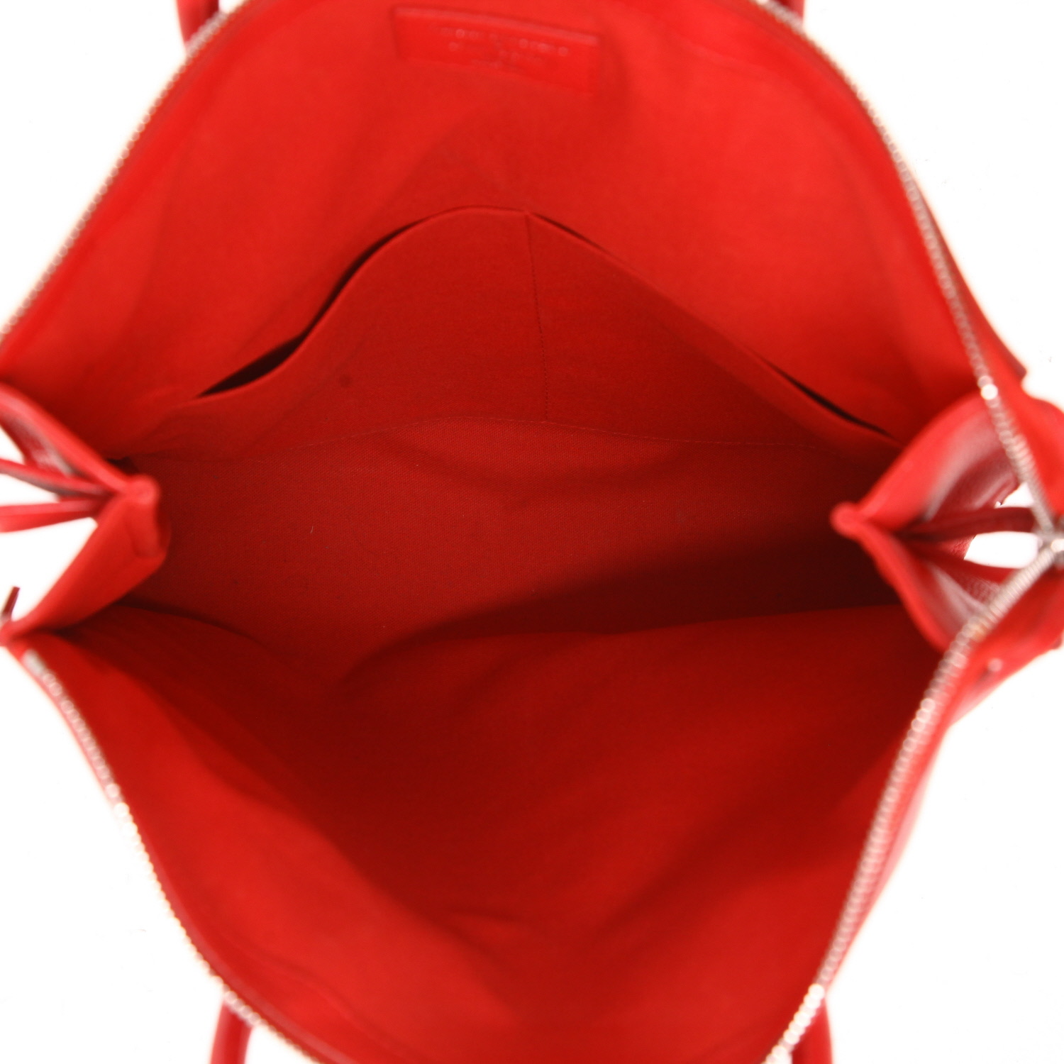 Bolso de mano Louis Vuitton   en cuero rojo - Detail D3