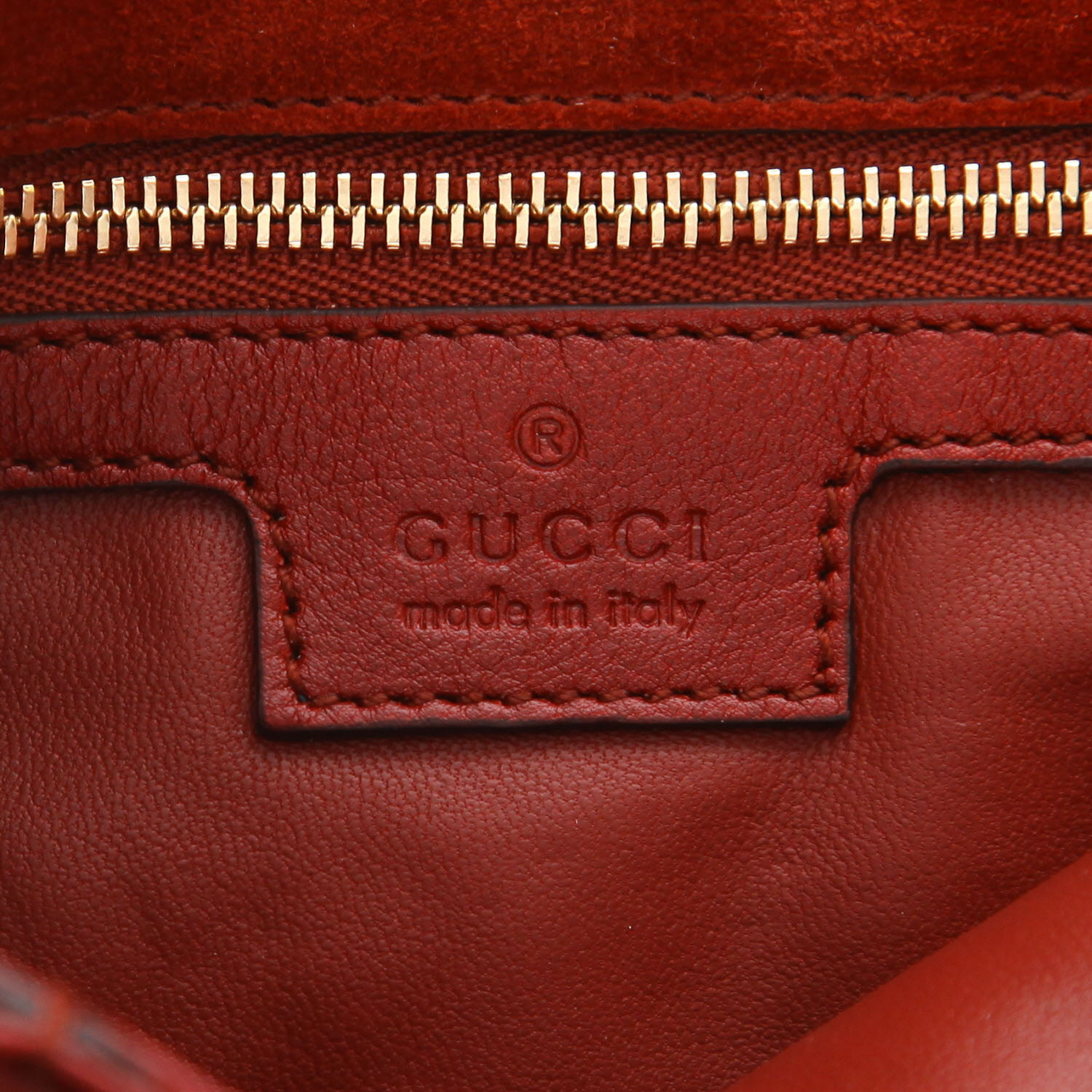Borsa a tracolla Gucci  Blondie in Veau velours rosso - Detail D2