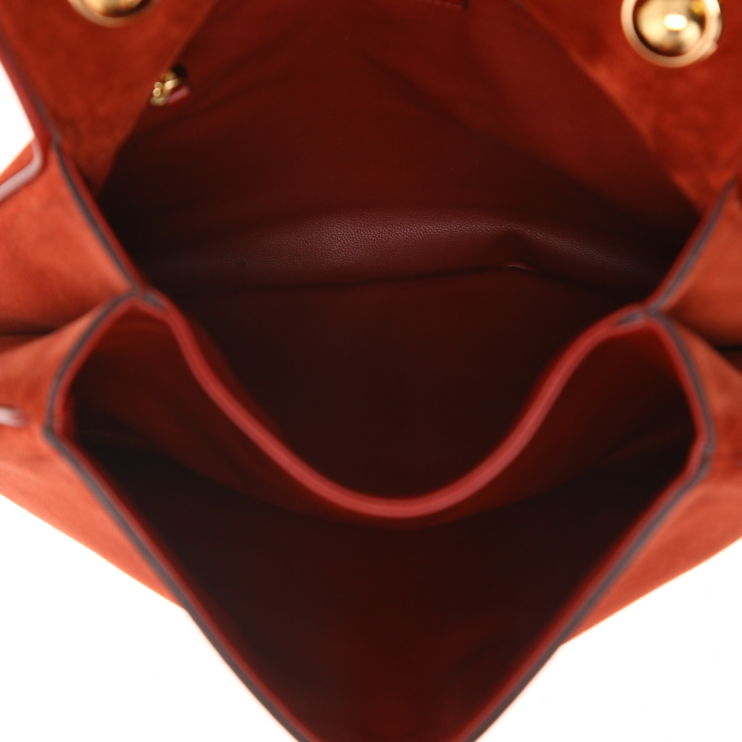 Gucci  Blondie shoulder bag  in red Veau velours - Detail D3