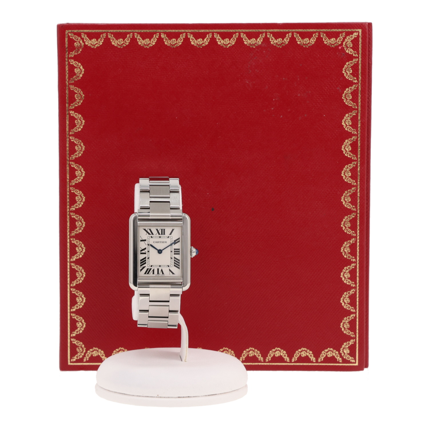 Cartier Tank Solo  small model  in stainless steel Ref: Cartier - 3170  Circa 2013