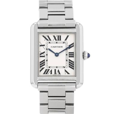 Cartier Tank Solo  small model  in stainless steel Ref: Cartier - 3170  Circa 2015