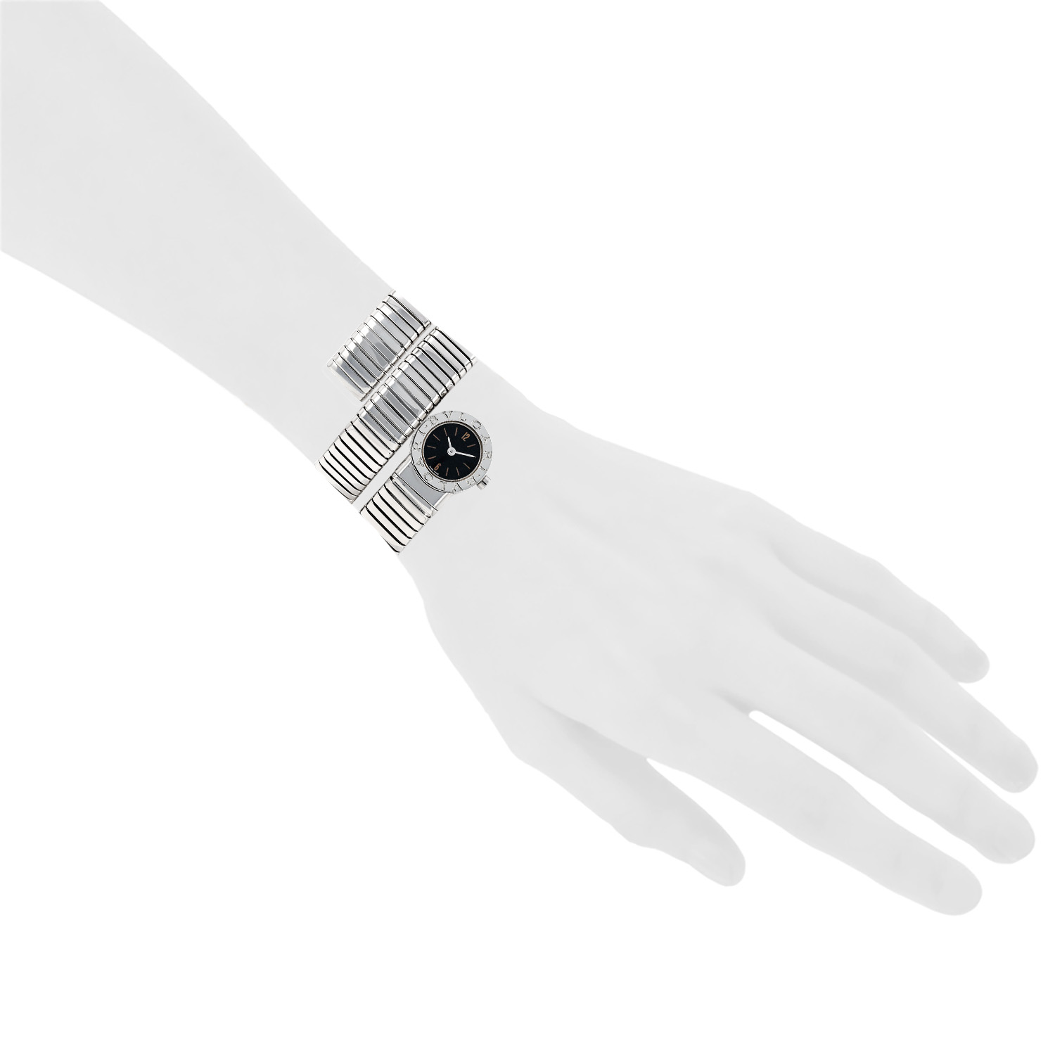 Bulgari Tubogas  in stainless steel Ref: Bulgari - BB191TS  Circa 2000 - Detail D1