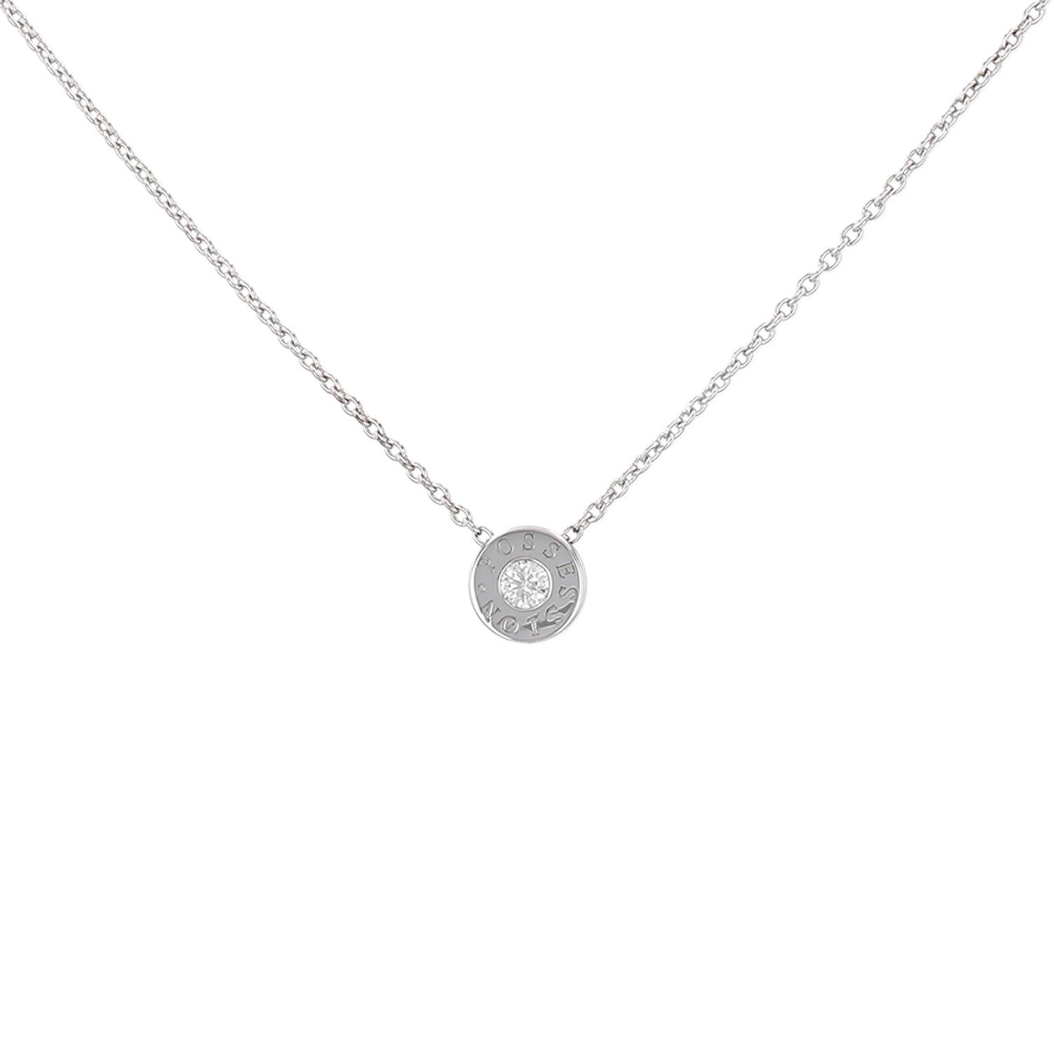 Collier Piaget Possession en or blanc et diamant