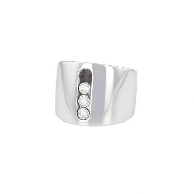 Messika Move ring in white gold and diamonds