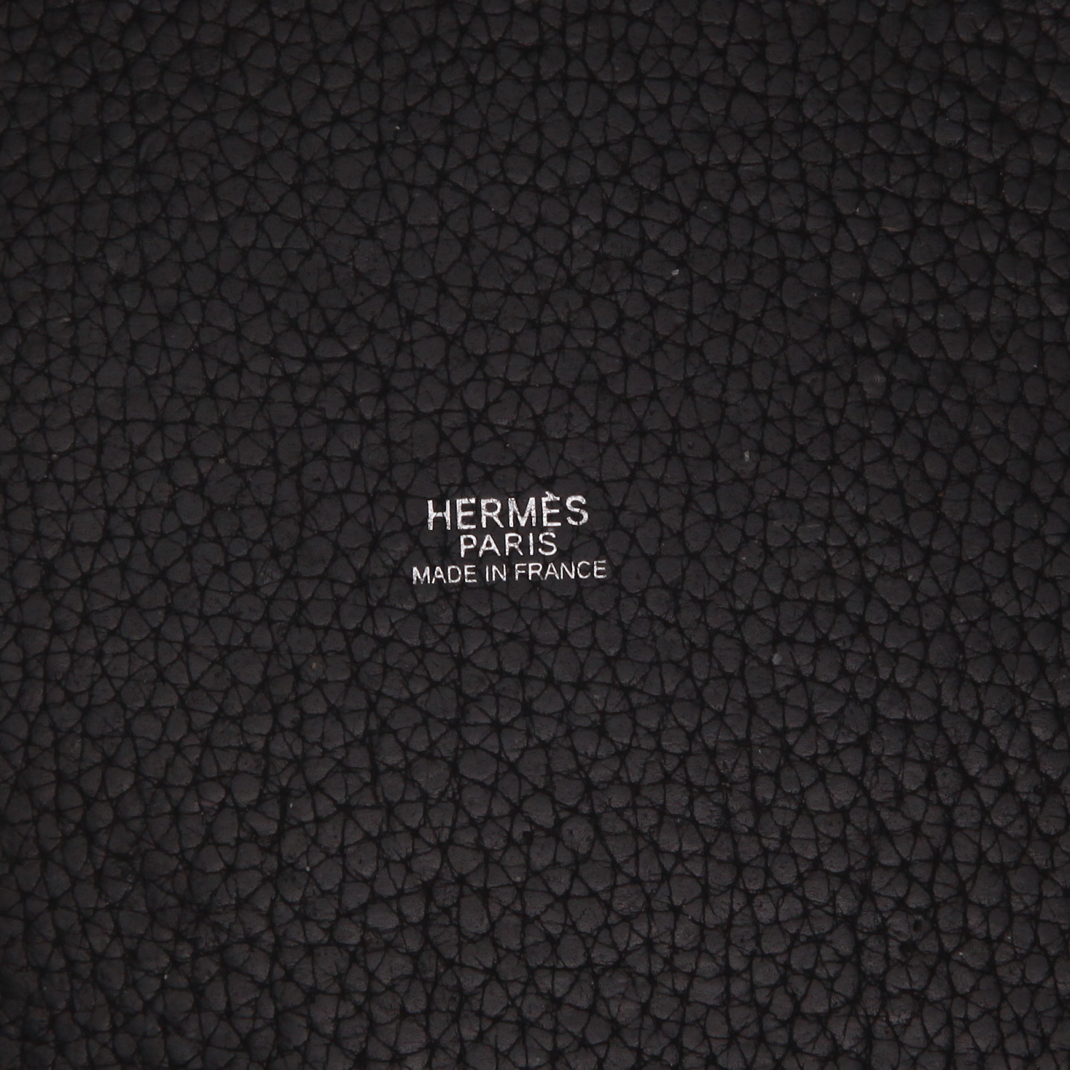 Borsa Hermès  Picotin 22 cm in pelle martellata nera - Detail D2