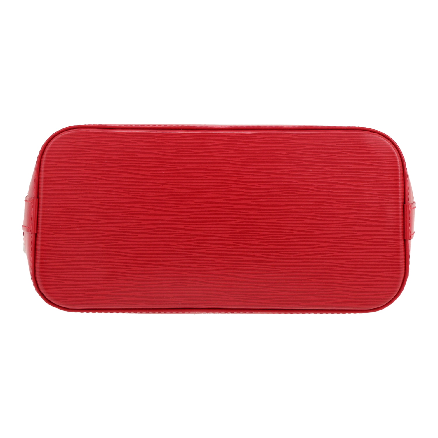 Borsa Louis Vuitton  Lockit in pelle Epi rossa - Detail D1