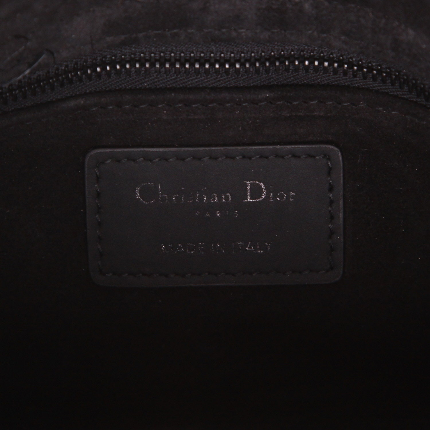 Borsa Dior Lady Dior in pelle cannage nera - Detail D2