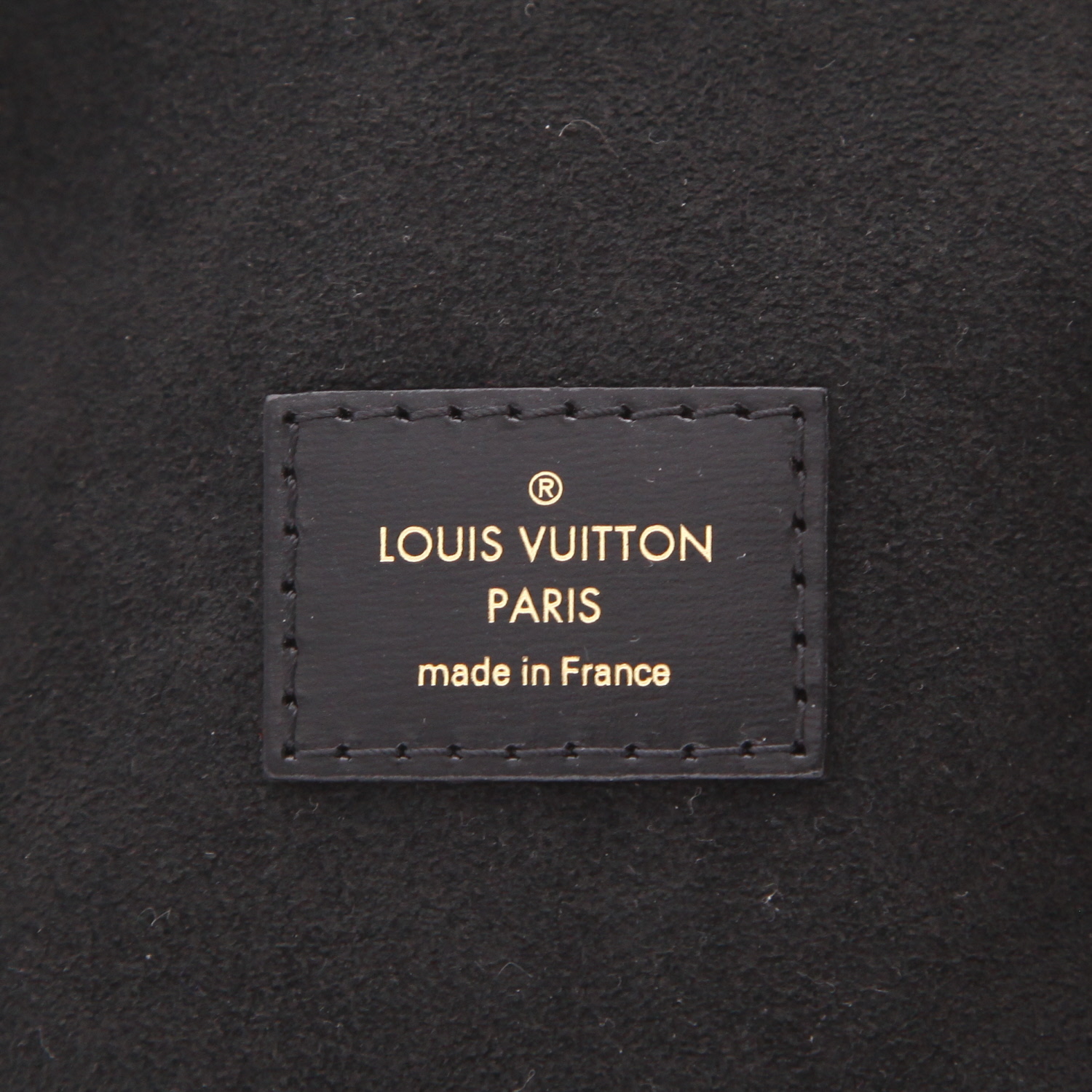 Louis Vuitton  Vanity small model  shoulder bag  in brown monogram canvas  and black leather - Detail D2