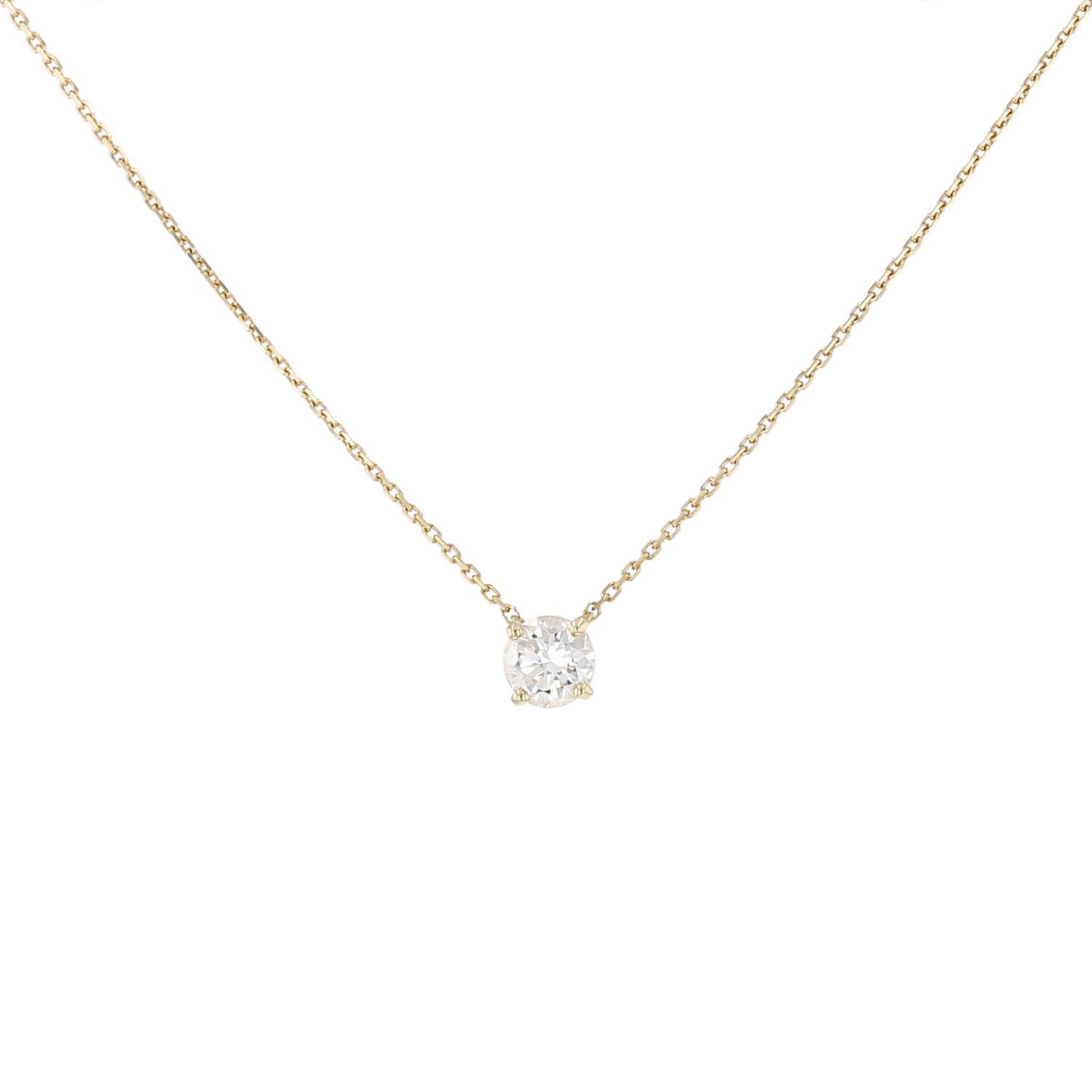 Collier Vintage en or jaune et diamant