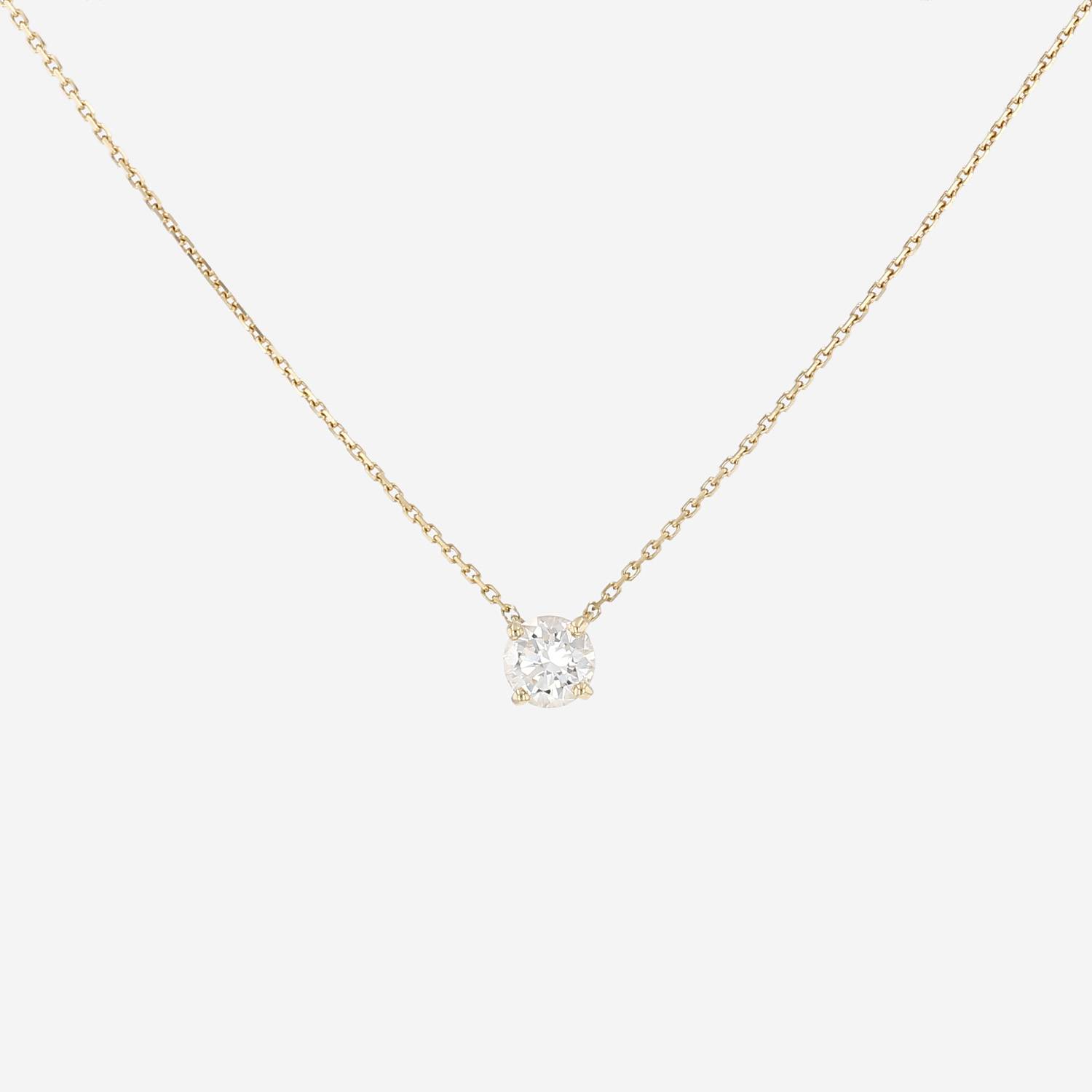 Collana Vintage  in oro giallo e diamante