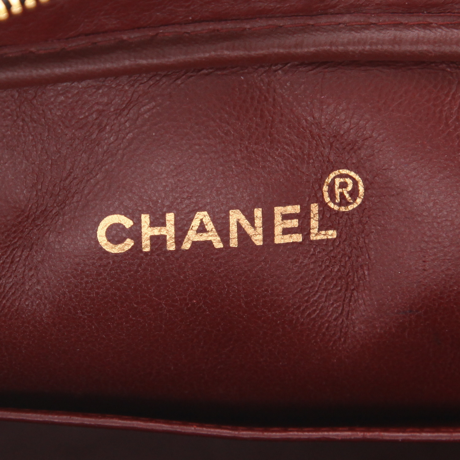 Chanel  Vintage shoulder bag  in black quilted leather - Detail D2