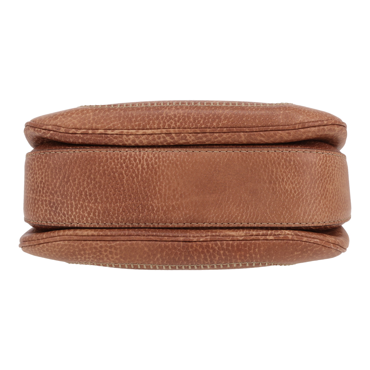 Borsa Gucci  Bamboo in pelle martellata marrone e bambù - Detail D1