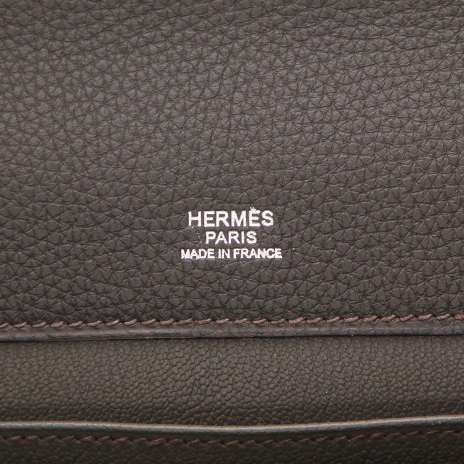 Sac à main Hermès  Etribelt en cuir togo vert - Detail D2