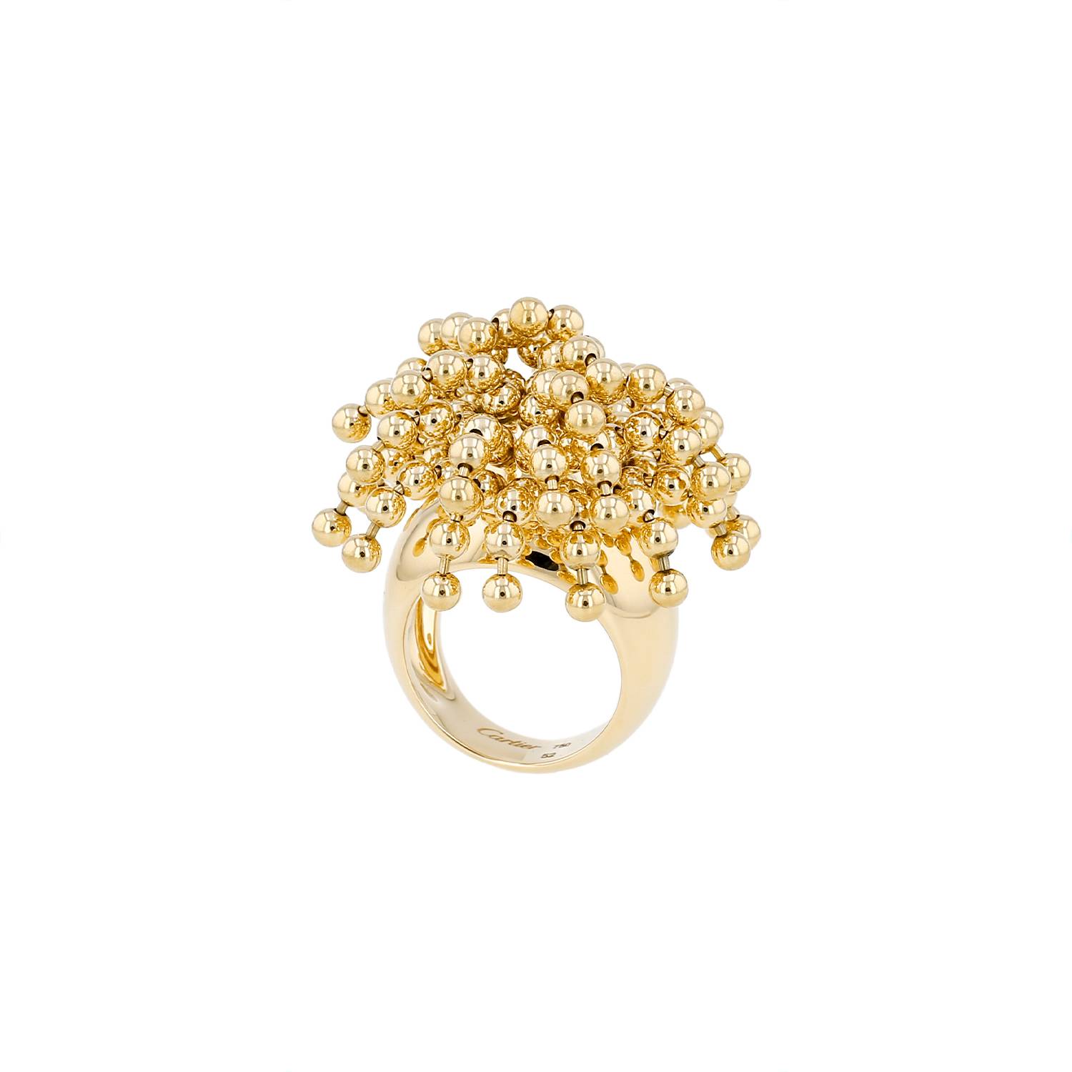 Bague Cartier Perruque Or Jaune Articulée Occasion Bague Cartier Perruque Or Jaune Articulée Occasion