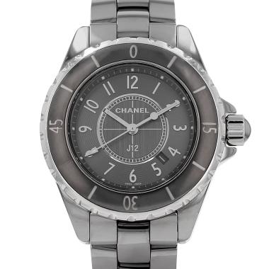 Orologio Chanel J12 in ceramica di titanio e acciaio Circa 2010