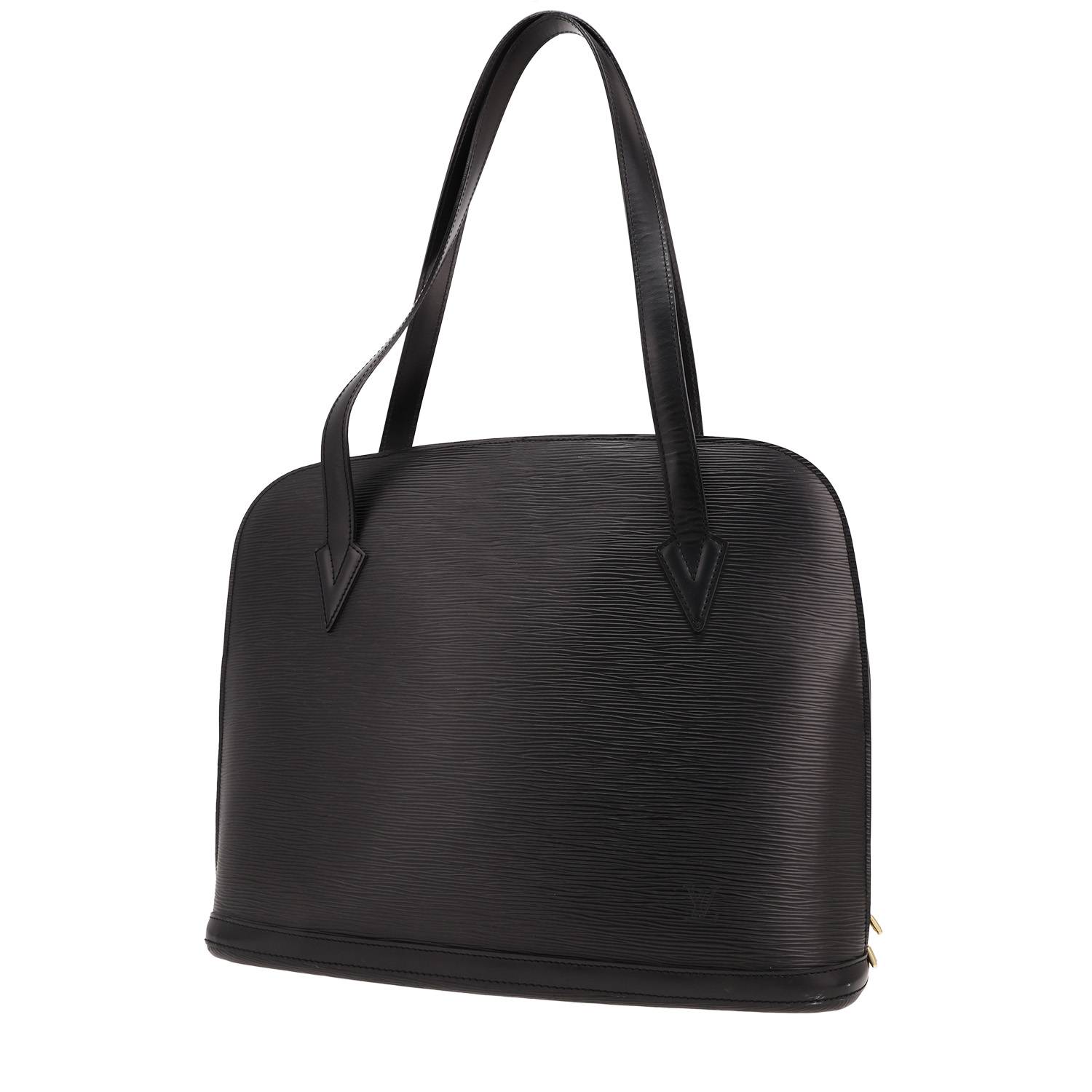 Louis Vuitton Lussac cuir épi noir occasion Louis Vuitton Lussac cuir épi noir occasion