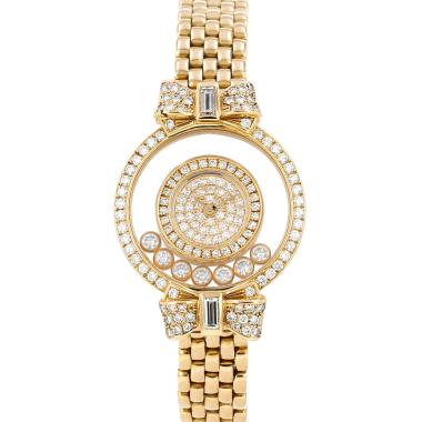 Montre Chopard Happy Diamonds en or jaune Ref: Chopard - 20/5020  Vers 1990