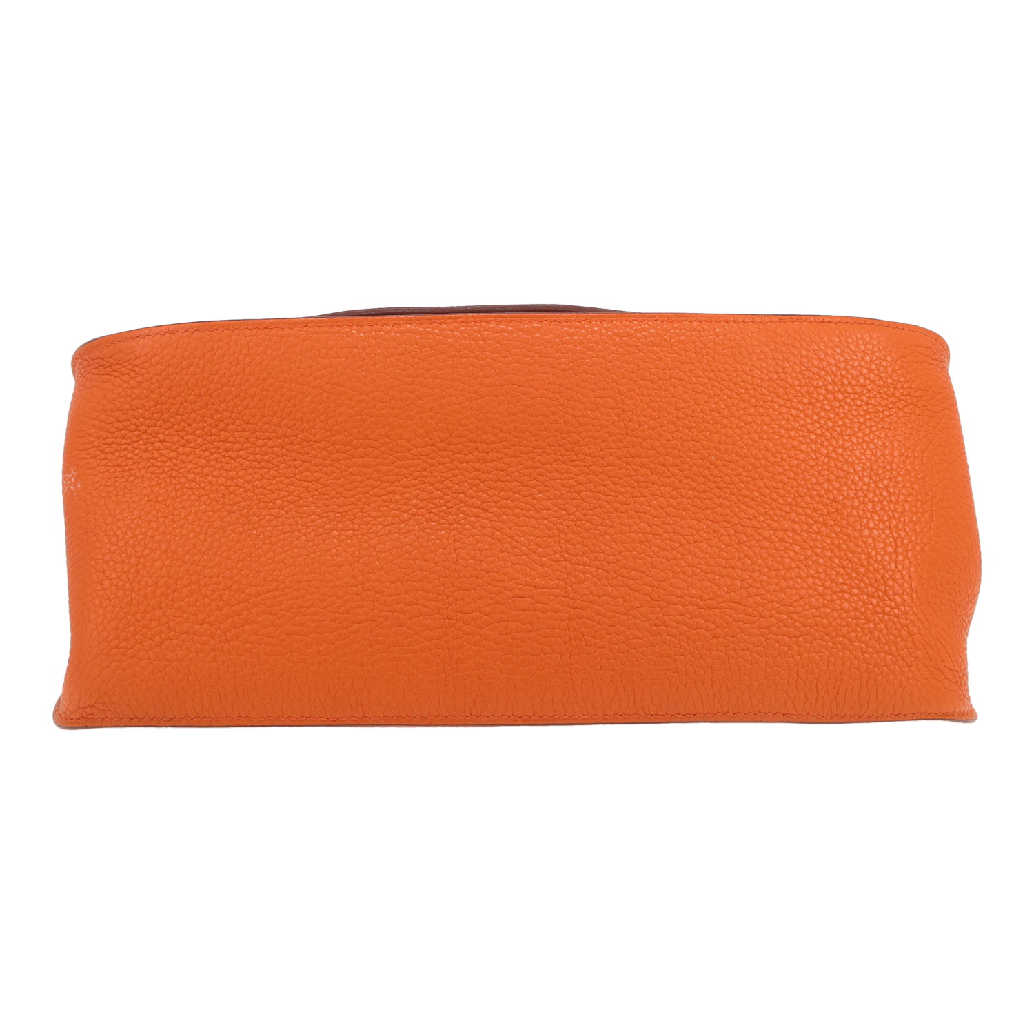 Borsa a tracolla Hermès  Jypsiere 31 cm in pelle togo arancione - Detail D1