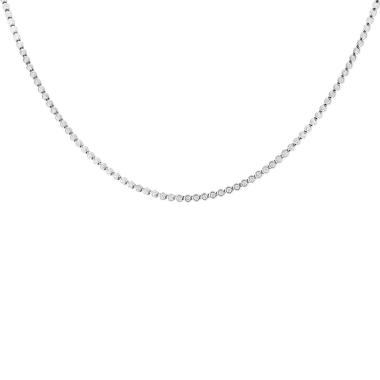 Cartier Lignes Essentielles C de Cartier necklace in white gold and diamonds