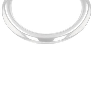 Collar rígido Hermès Mombasa de plata