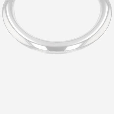 Collier rigide Hermès Mombasa en argent