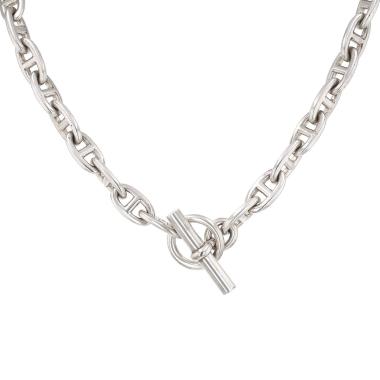 Hermès Chaîne d'Ancre large model necklace in silver