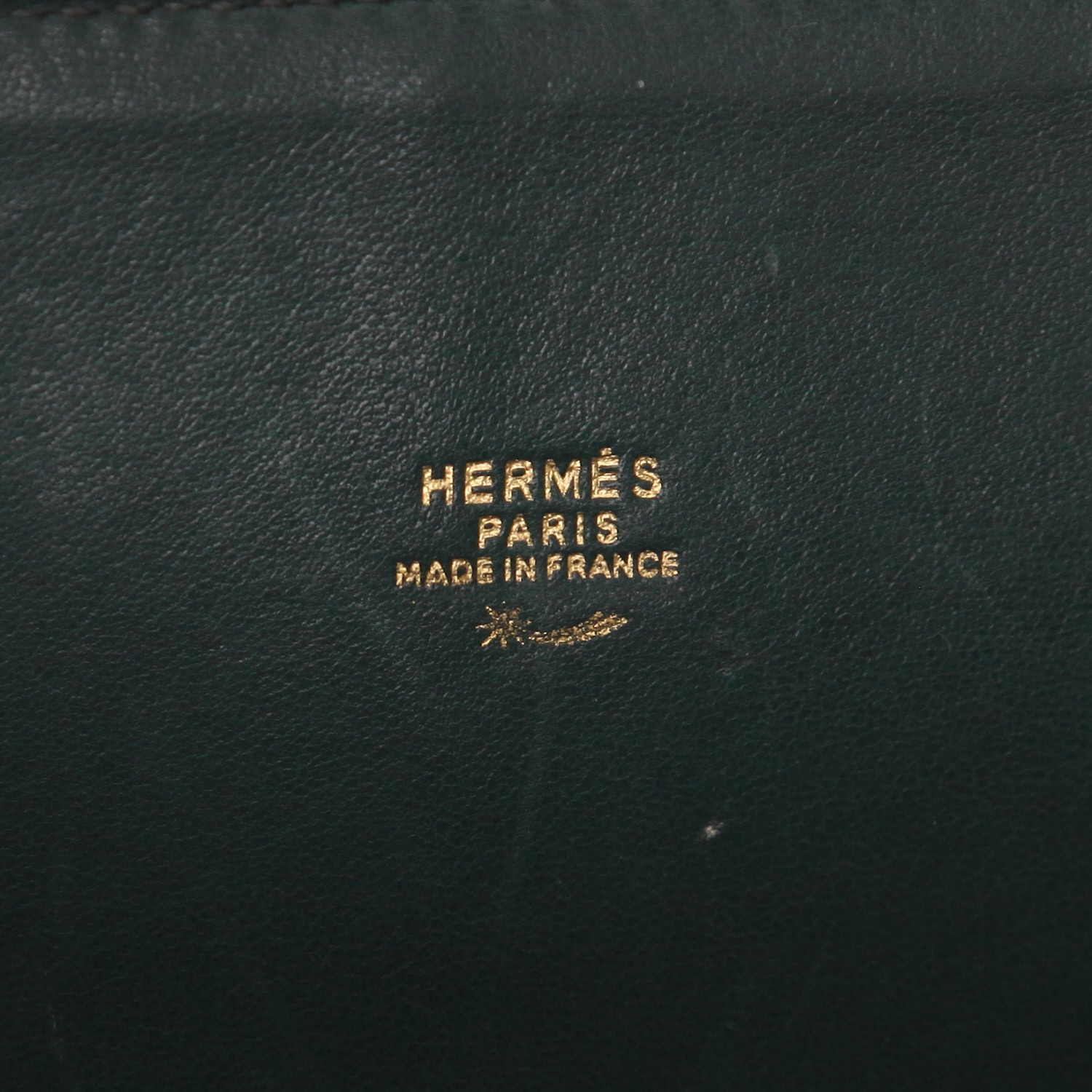 Borsa Hermès  Bolide 35 cm in pelle Ardenne verde - Detail D2