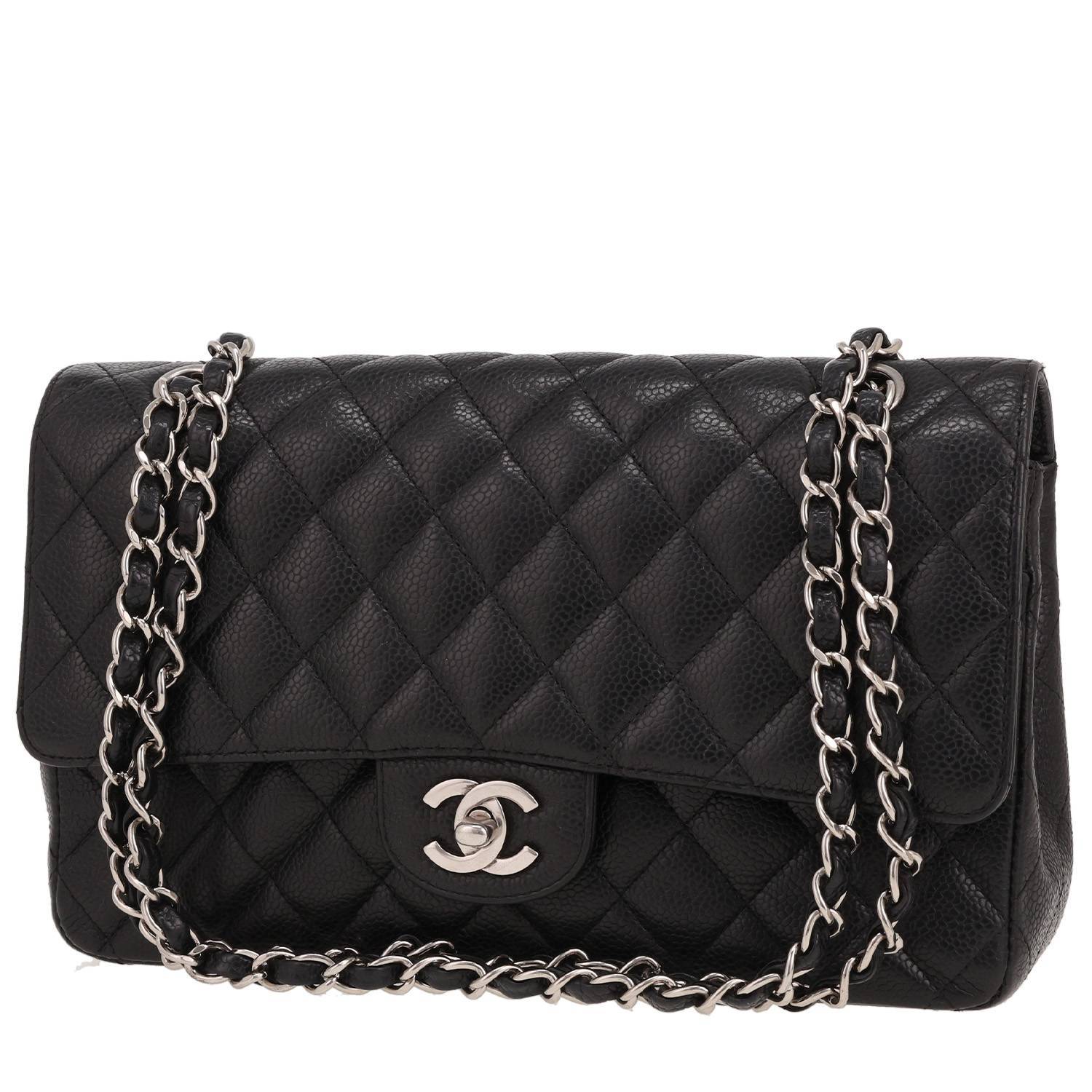 Sac Chanel Timeless Classic Matelassé Noir Occasion Sac Chanel Timeless Classic Matelassé Noir Occasion