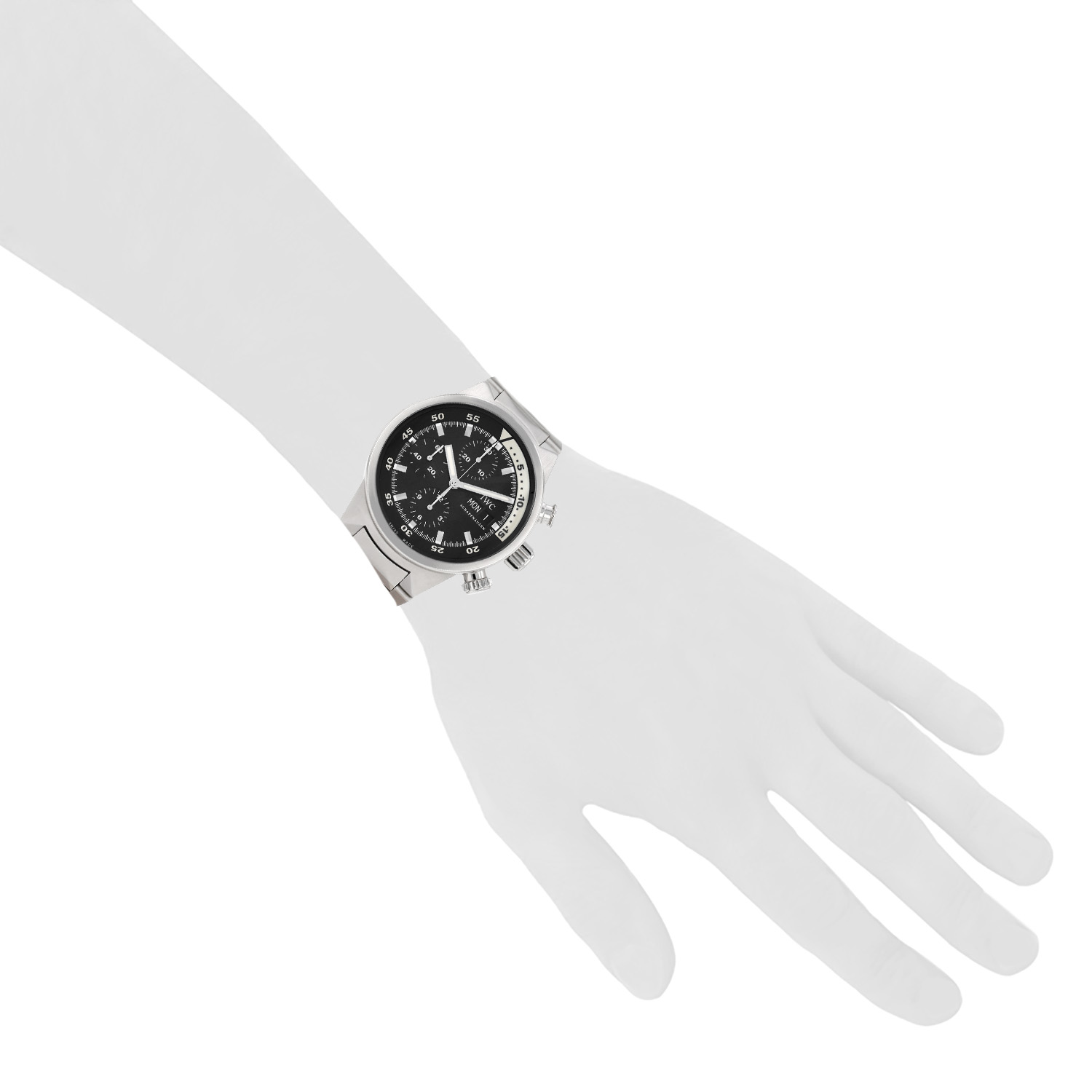 Montre IWC Aquatimer en acier Ref: IWC - 3719  Vers 2009 - Detail D1