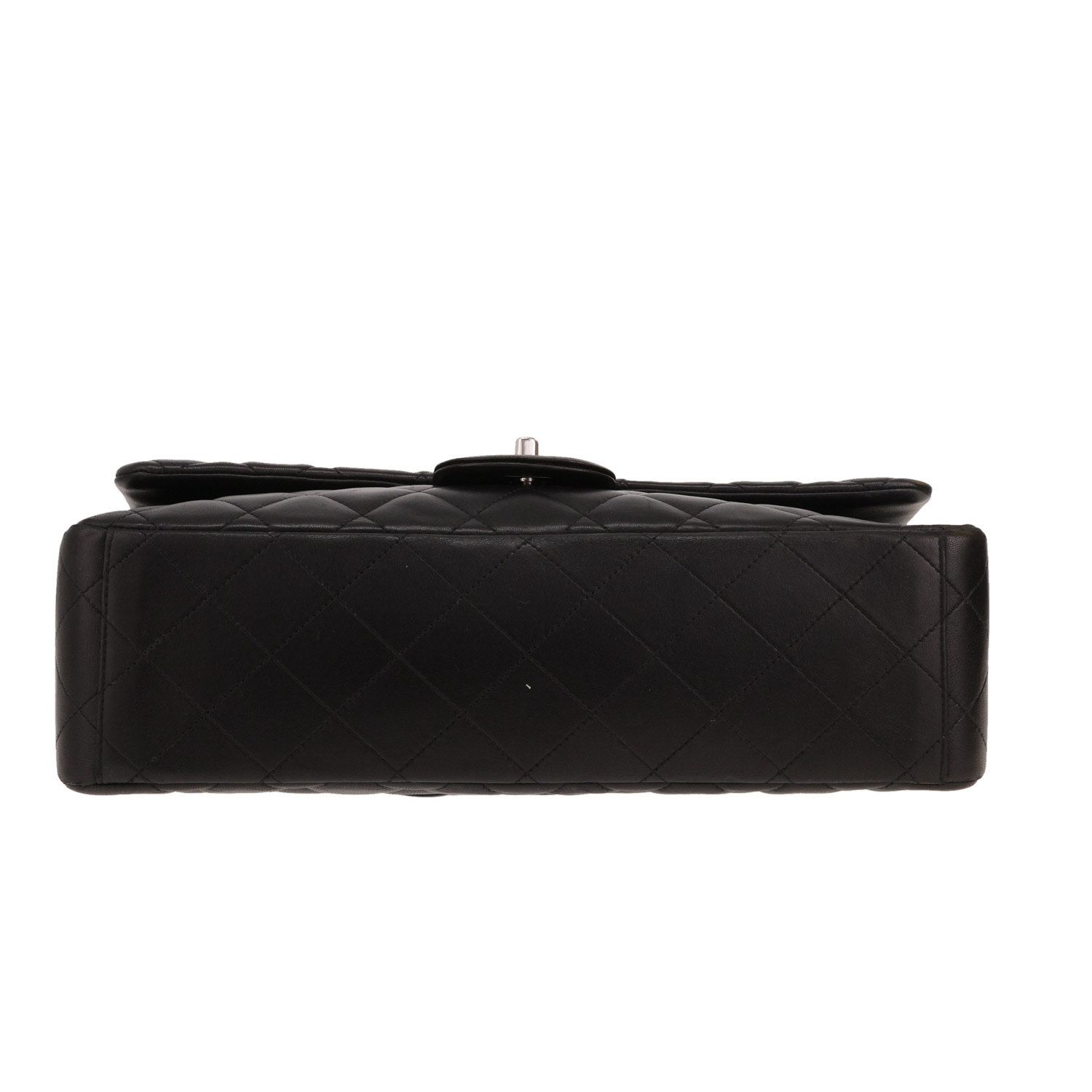 Bolso bandolera Chanel  Timeless Maxi Jumbo en cuero acolchado negro - Detail D1