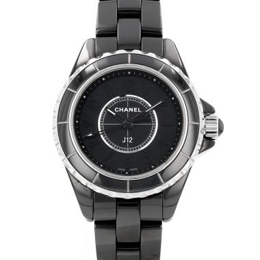 Orologio Chanel J12 Phantom in ceramica nera e acciaio Ref: Chanel - H4196  Circa 2015